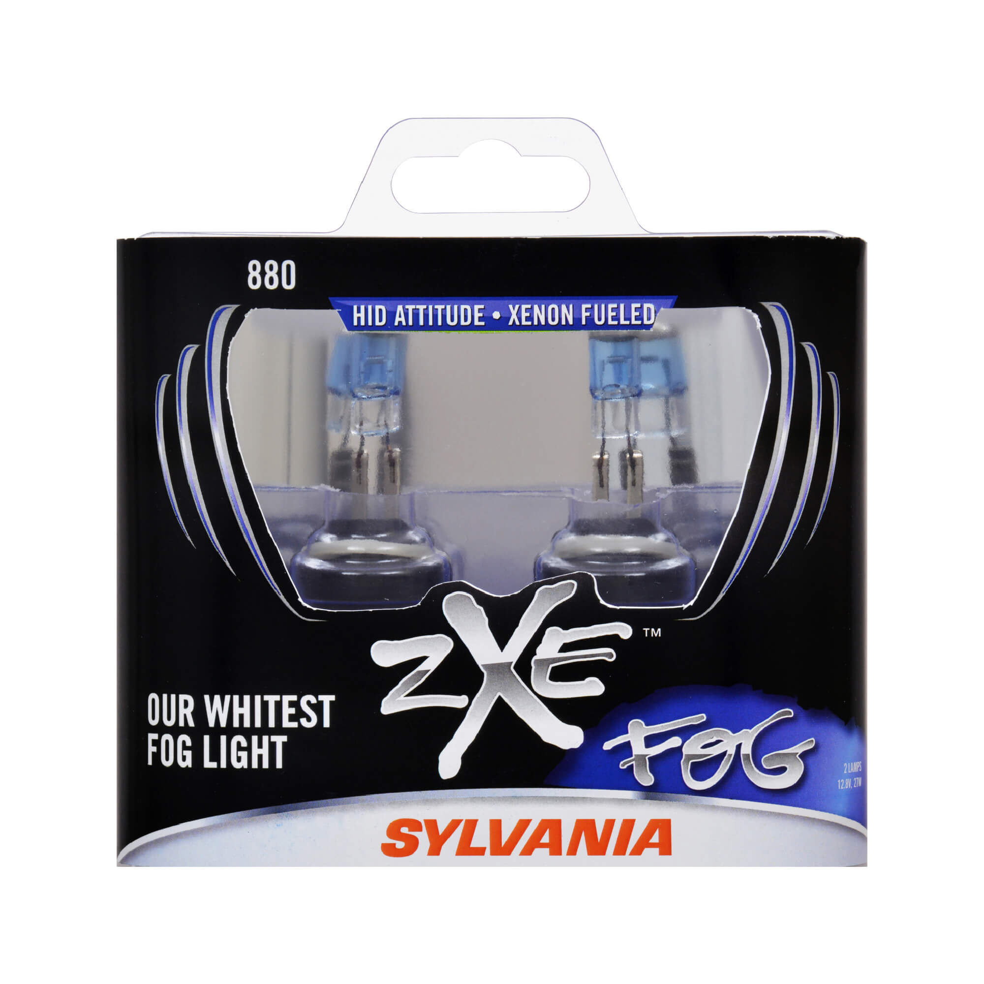 SYLVANIA 880 SilverStar zXe Halogen Fog Bulb, 2 Pack