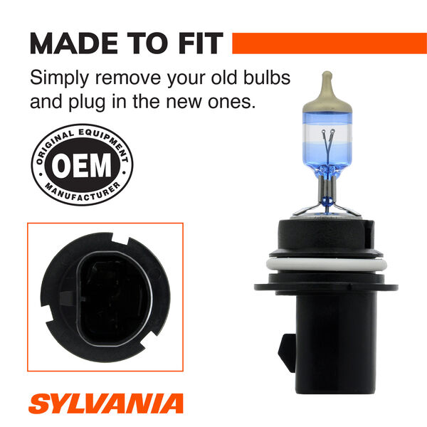 SYLVANIA 9004 SilverStar ULTRA Halogen Headlight Bulb, 2 Pack, , hi-res