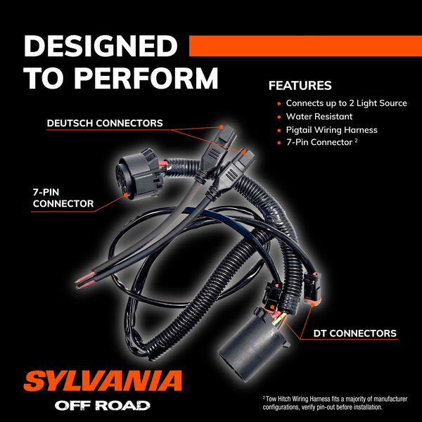 SYLVANIA Tow Hitch Wiring Harness Kit, , hi-res
