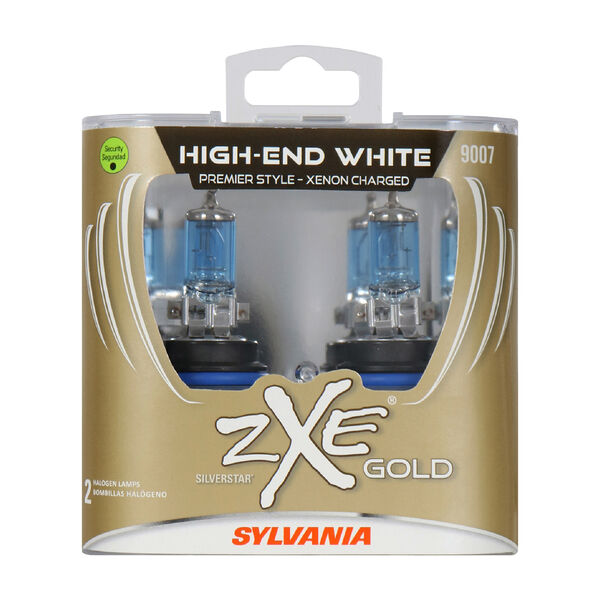 SYLVANIA 9007 SilverStar zXe Gold Halogen Headlight Bulb, 2 Pack, , hi-res