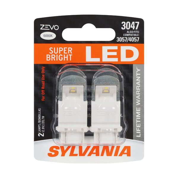 SYLVANIA 3047 WHITE ZEVO LED Mini, 2 Pack, , hi-res