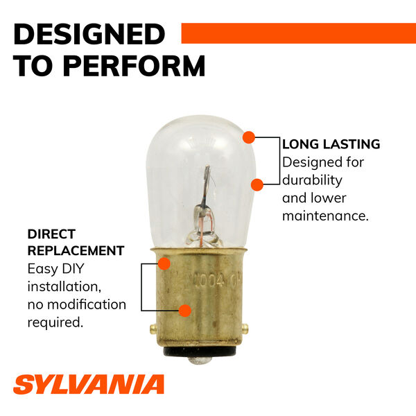 SYLVANIA 1004 Long Life Mini Bulb, 2 Pack, , hi-res