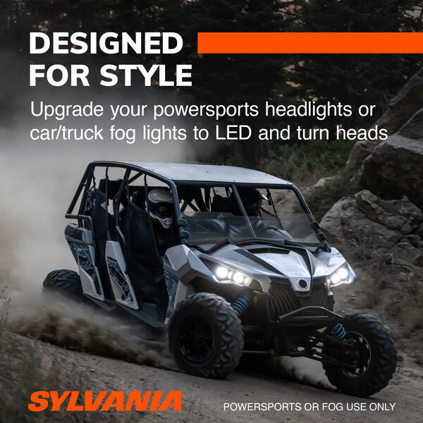 SYLVANIA H13 LED Fog & Powersports Bulb, 2 Pack, , hi-res