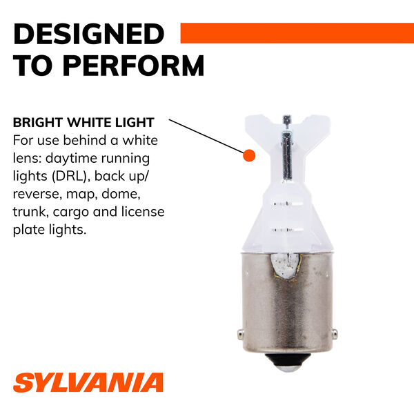 SYLVANIA 1141 WHITE SYL LED Mini Bulb, 2 Pack, , hi-res