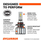 SYLVANIA 9005 LED Fog & Powersports Bulb, 2 Pack, , hi-res