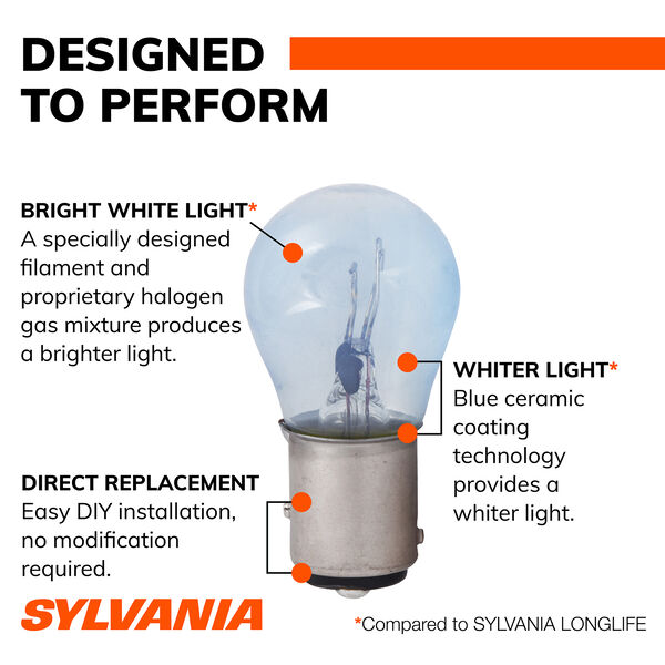 SYLVANIA 2357 SilverStar Mini Bulb, 2 Pack, , hi-res