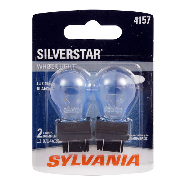 SYLVANIA 4157 SilverStar Mini Bulb, 2 Pack, , hi-res