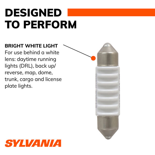 SYLVANIA DE3423 WHITE LED Mini Bulb, 1 Pack, , hi-res