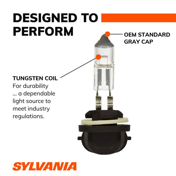 SYLVANIA 898 Basic Fog Bulb, 1 Pack, , hi-res