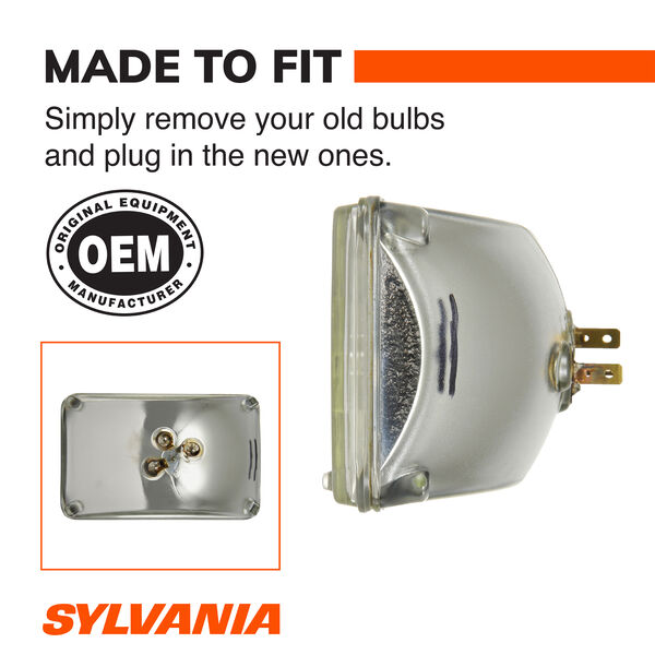SYLVANIA H4666 XtraVision Sealed Beam Headlight, 1 Pack, , hi-res