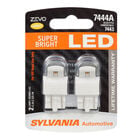 SYLVANIA 7444 AMBER ZEVO LED Mini Bulb, 2 Pack, , hi-res