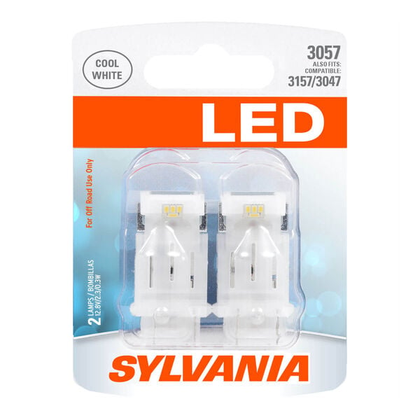 SYLVANIA 3057 WHITE SYL LED Mini Bulb, 2 Pack, , hi-res