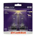 SYLVANIA H11B XtraVision Halogen Headlight Bulb, 2 Pack, , hi-res