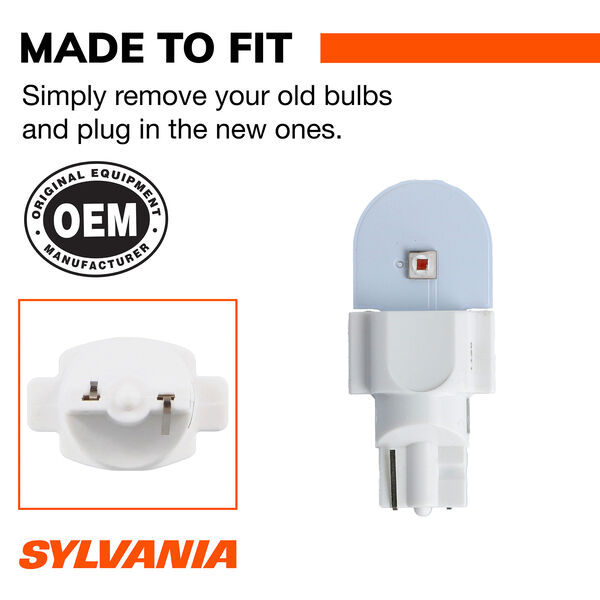 SYLVANIA 921 RED LED Mini Bulb, 2 Pack, , hi-res