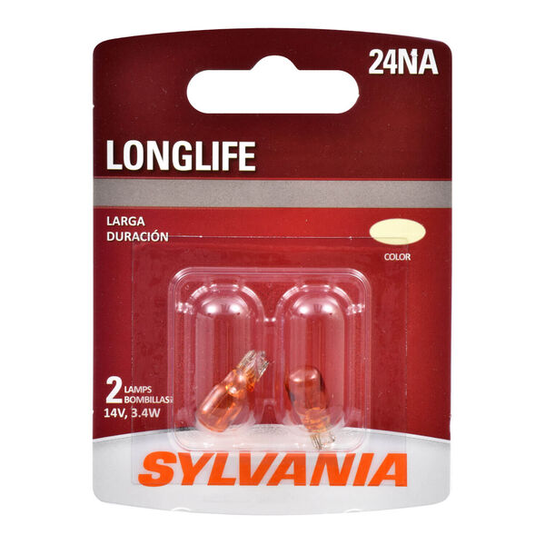 SYLVANIA 24NA Long Life Mini Bulb, 2 Pack, , hi-res
