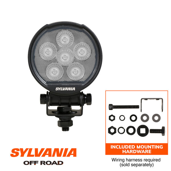 SYLVANIA Rugged 3.5 Inch LED Pod Round - Flood, , hi-res