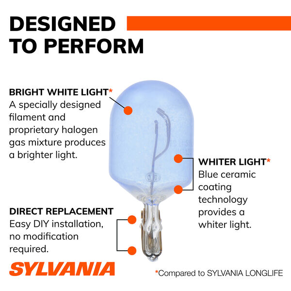 SYLVANIA 7443 SilverStar Mini Bulb, 2 Pack, , hi-res