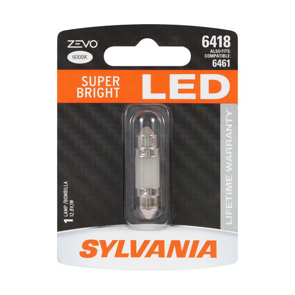SYLVANIA 6418 WHITE ZEVO LED Mini, 1 Pack, , hi-res