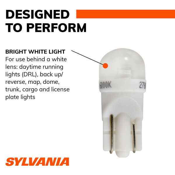 SYLVANIA 168 WHITE SYL LED Mini Bulb, 2 Pack, , hi-res