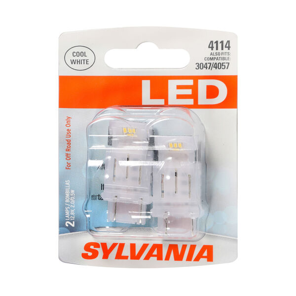SYLVANIA 4114 WHITE SYL LED Mini Bulb, 2 Pack, , hi-res