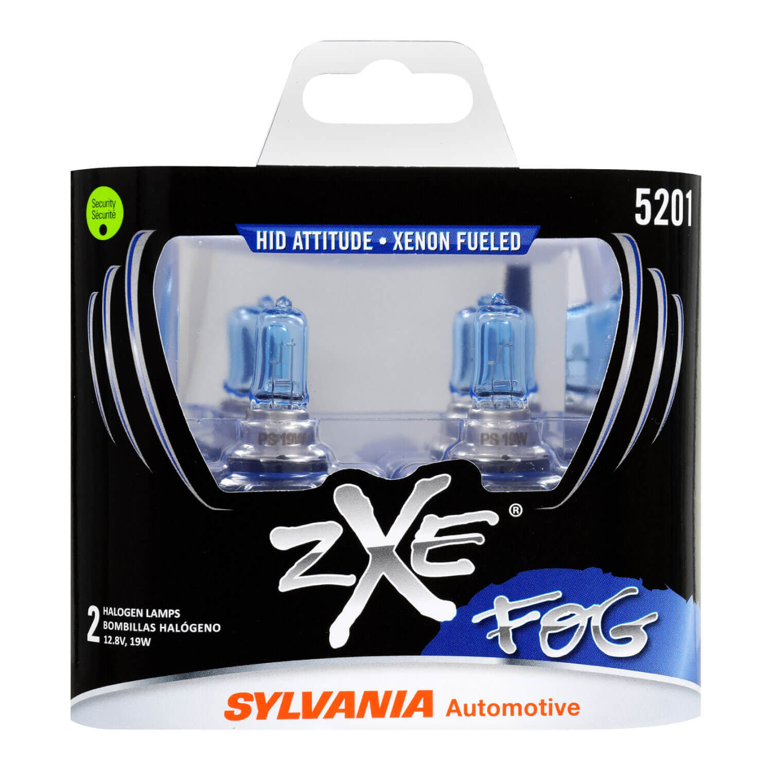 SYLVANIA 5201 SilverStar zXe Halogen Fog Bulb, 2 Pack