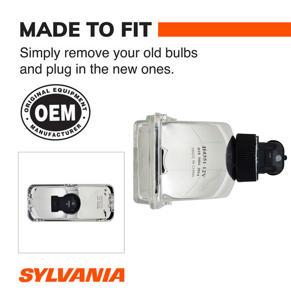 SYLVANIA H4351 Basic Sealed Beam Headlight, 1 Pack, , hi-res