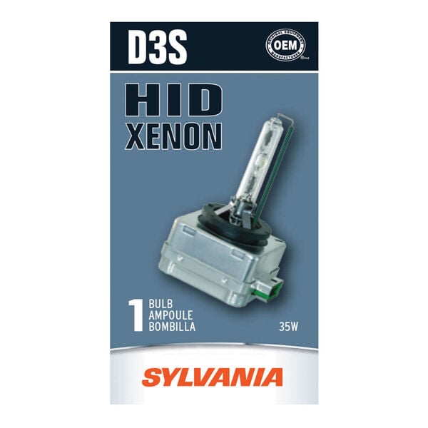 SYLVANIA D3S Basic HID Headlight Bulb, 1 Pack, , hi-res