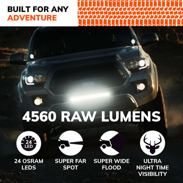 SYLVANIA Ultra 10 Inch LED Light Bar - Combo, , hi-res