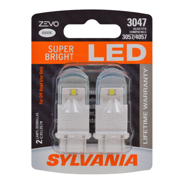 SYLVANIA 3047 WHITE ZEVO LED Mini, 2 Pack, , hi-res