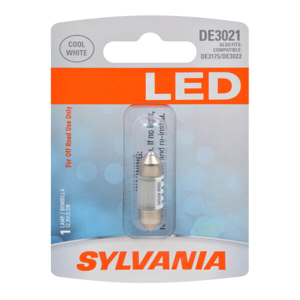 SYLVANIA DE3021 WHITE SYL LED Mini Bulb, 1 Pack, , hi-res