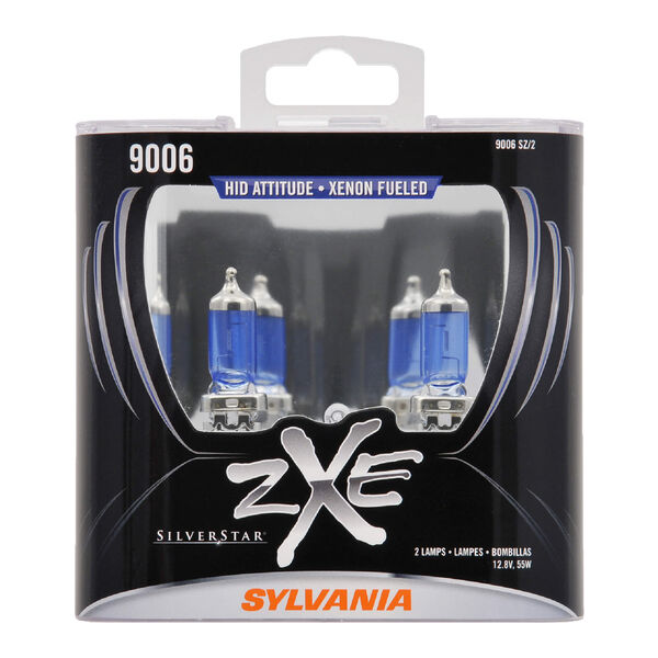 SYLVANIA 9006 SilverStar zXe Halogen Headlight Bulb, 2 Pack, , hi-res