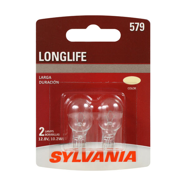 SYLVANIA 579 Long Life Mini Bulb, 2 Pack, , hi-res