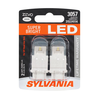SYLVANIA 3057 WHITE ZEVO LED Mini, 2 Pack