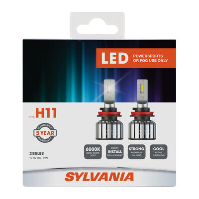 SYLVANIA H11 LED Fog & Powersports Bulb, 2 Pack