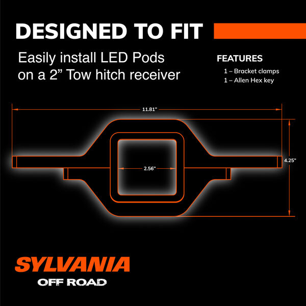 SYLVANIA Tow Hitch Mount Bracket, , hi-res