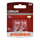 SYLVANIA 916 Long Life Mini Bulb, 2 Pack, , hi-res