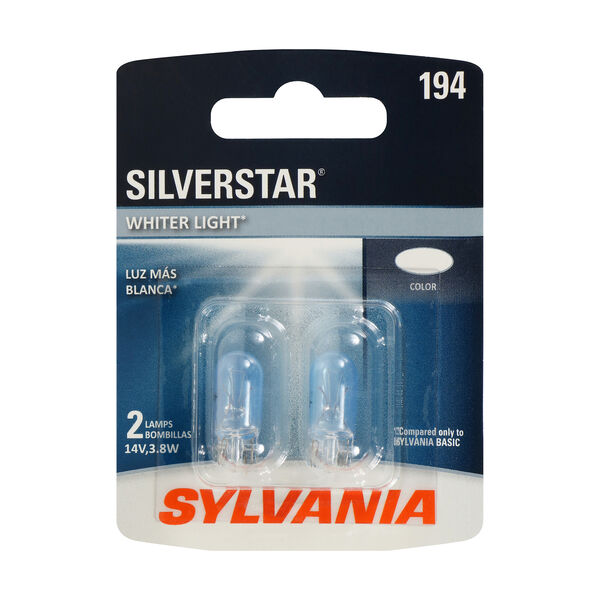 SYLVANIA 194 SilverStar Mini Bulb, 2 Pack, , hi-res