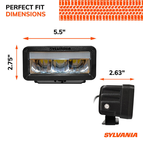 SYLVANIA Dual Mode 6 Inch LED Light Bar - Spot, , hi-res