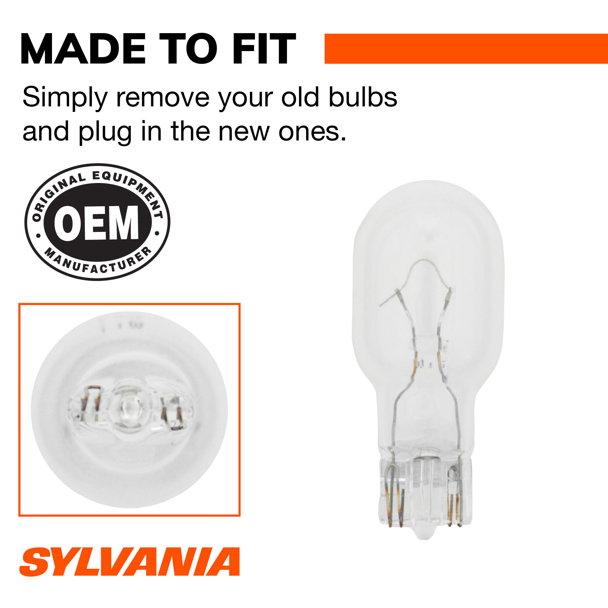 S　L size SYLVANIA 921 Long Life Mini Bulb, 2 Pack