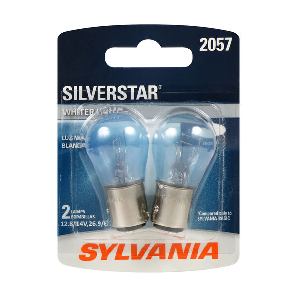 SYLVANIA 2057 SilverStar Mini Bulb, 2 Pack, , hi-res