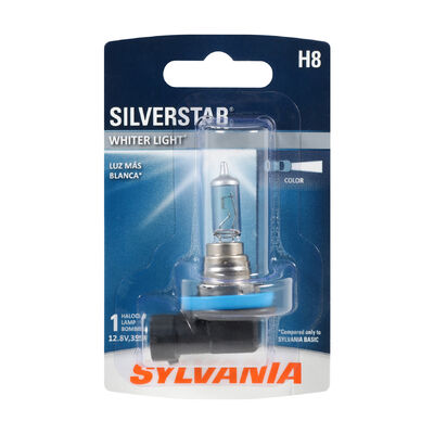 SYLVANIA H8 SilverStar Halogen Fog Bulb, 1 Pack