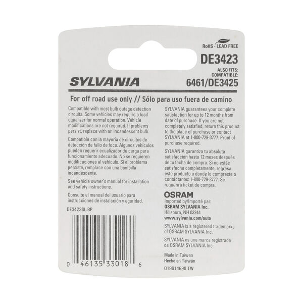 SYLVANIA DE3423 WHITE LED Mini Bulb, 1 Pack, , hi-res