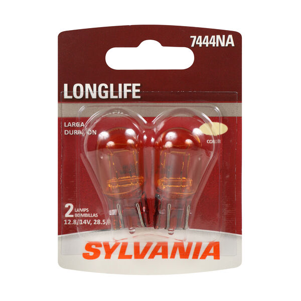 SYLVANIA 7444NA Long Life Mini Bulb, 2 Pack, , hi-res