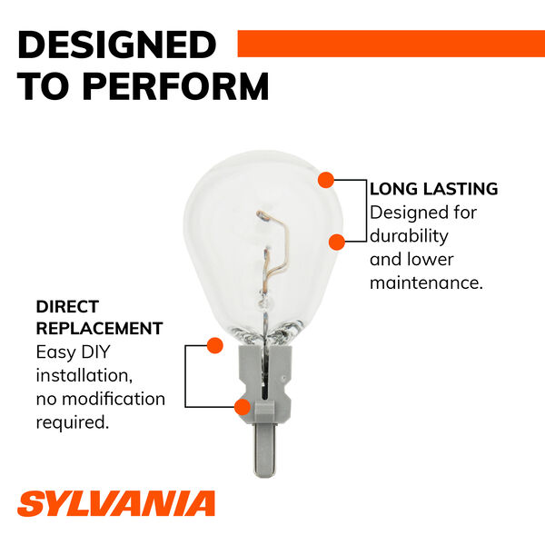 SYLVANIA 4157 Long Life Mini Bulb, 2 Pack, , hi-res