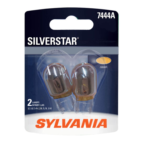 SYLVANIA 7444A SilverStar Mini Bulb, 2 Pack, , hi-res