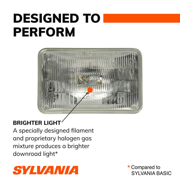 SYLVANIA H4666 SilverStar Sealed Beam Headlight, 1 Pack, , hi-res