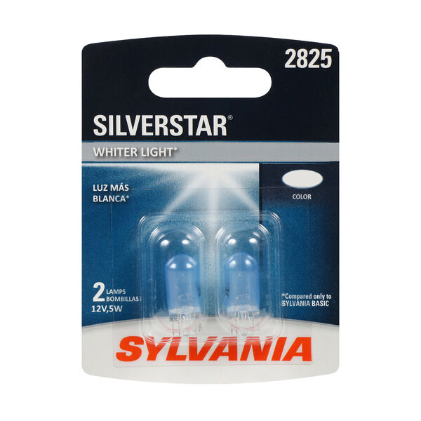 SYLVANIA 2825 SilverStar Mini Bulb, 2 Pack, , hi-res