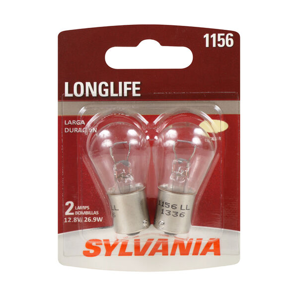 SYLVANIA 1156 Long Life Mini Bulb, 2 Pack, , hi-res