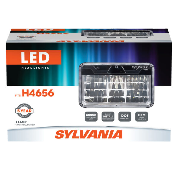 SYLVANIA H4656 LED Sealed Beam Headlight, 1 Pack, , hi-res