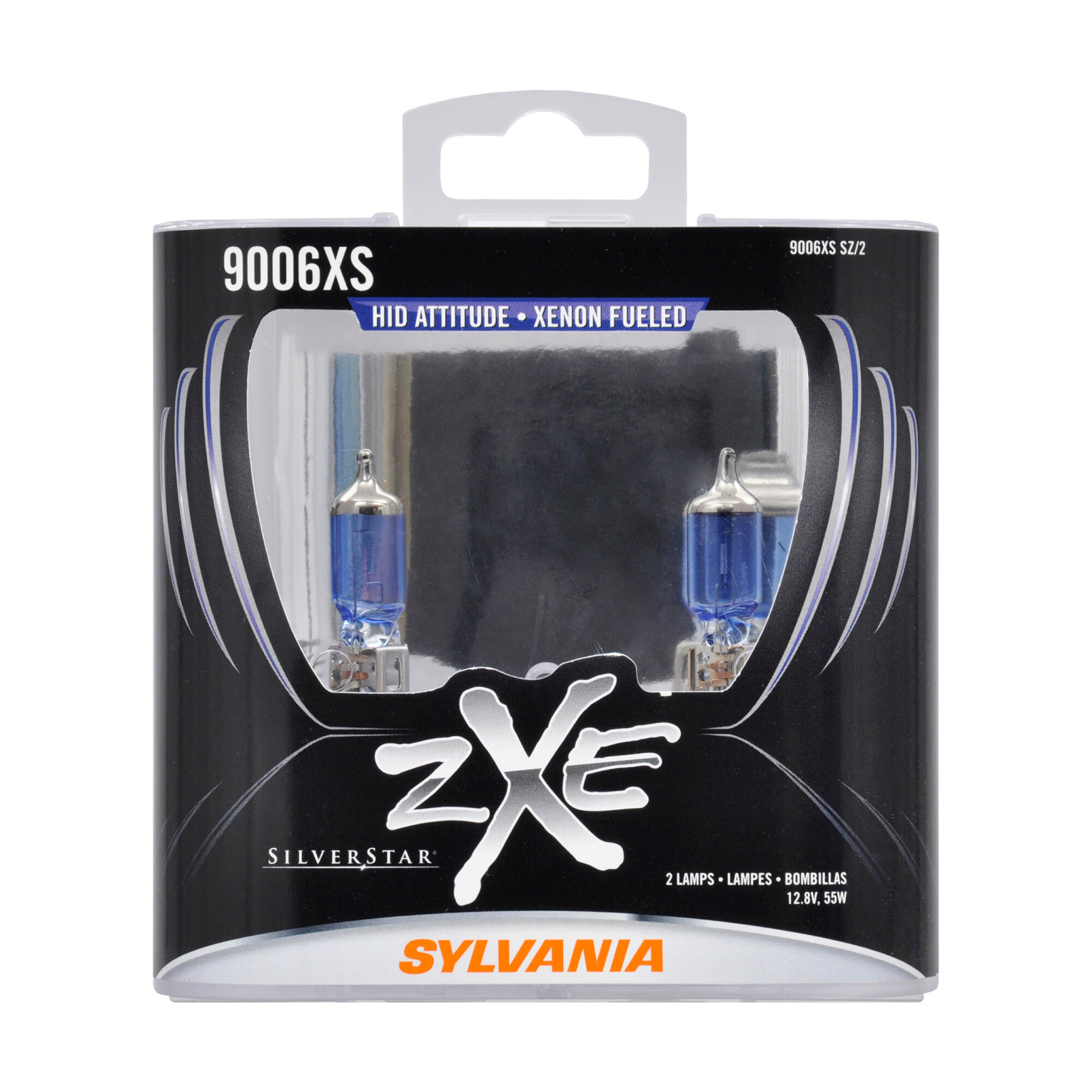 多様な SYLVANIA Pack 2 Bulb, Headlight Halogen zXe SilverStar 9006XS 帽子